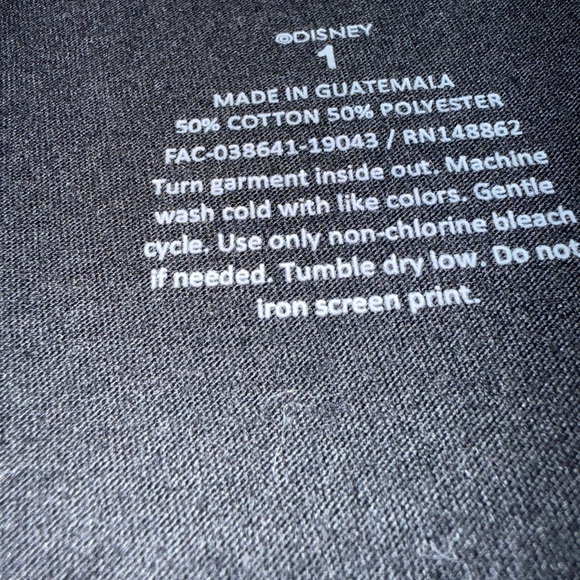 Disney Black Tee with Colorful Mickey Mouse Design - Picture 3 of 7